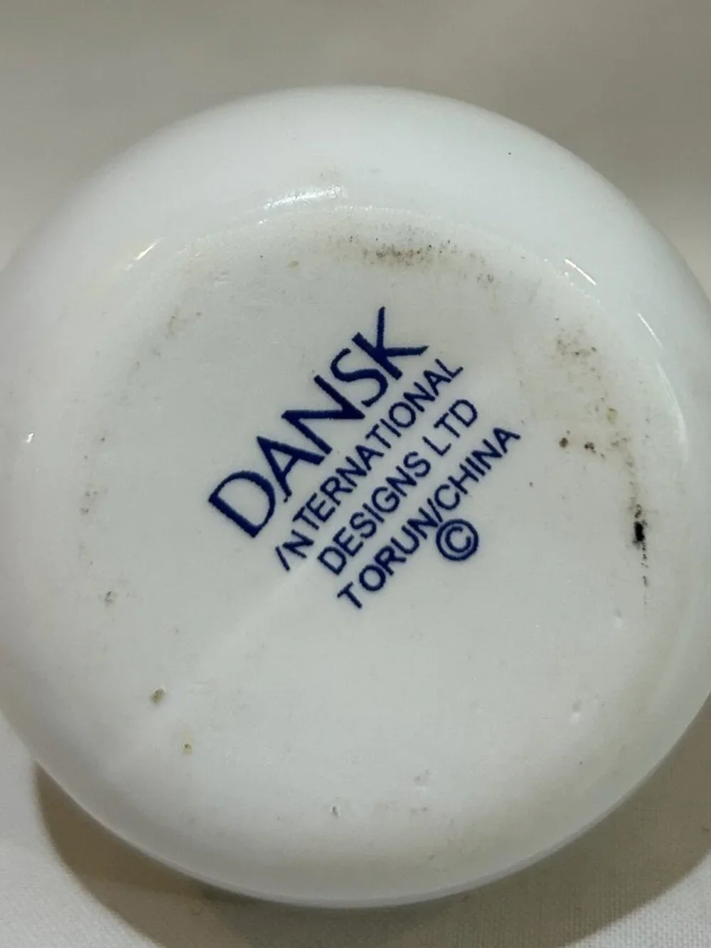 Dansk White Porcelain Bud Vase